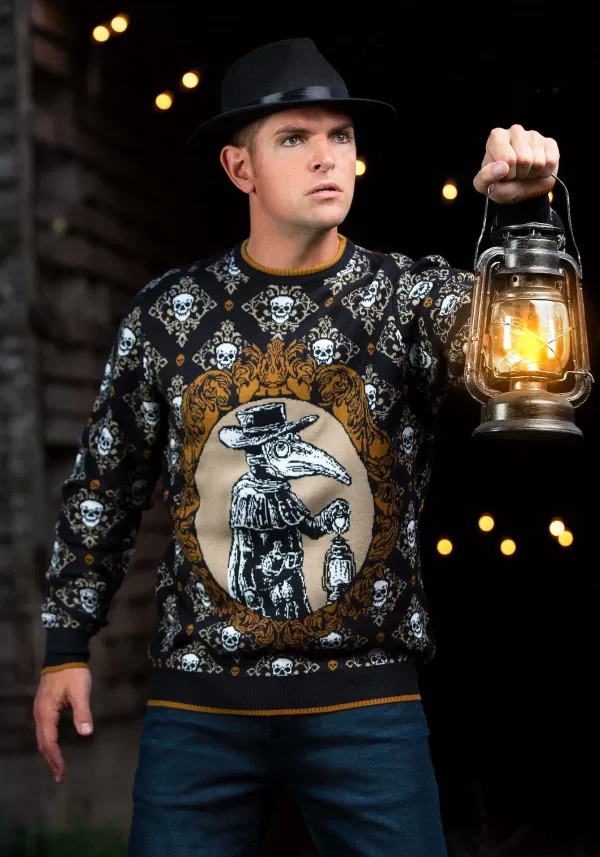 Online Plague Doctor Halloween Sweater For Adults Halloween Clothes