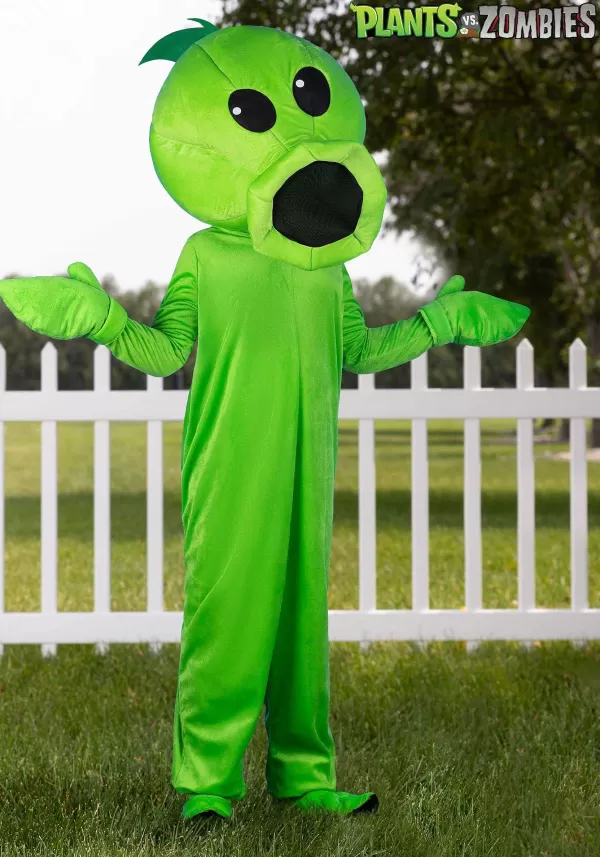Sale Plants Vs Zombies Peashooter Costume For Kids Boy Costumes