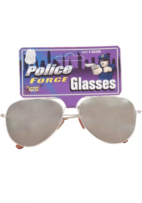 Discount Police Force Mirrored Sunglasses Glasses / Sunglasses