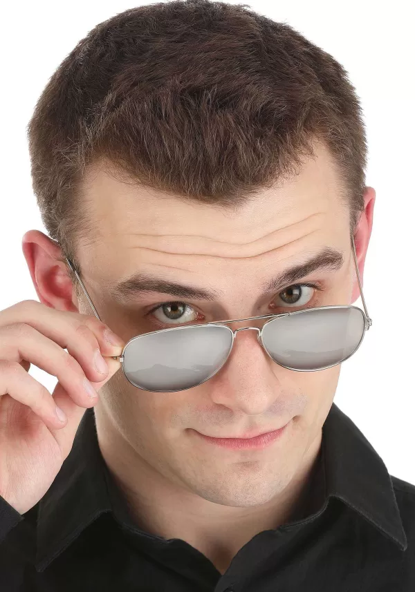 Discount Police Silver Mirror Sunglasses Glasses / Sunglasses