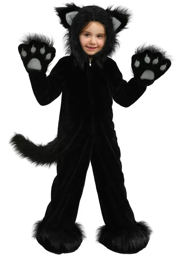 Fashion Premium Black Cat Kids Costume Boy Costumes