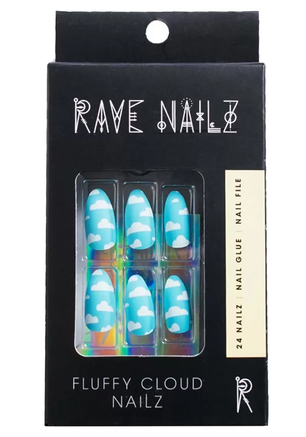 Sale Press-On Nails Fluffy Cloud Kit Halloween Clothes