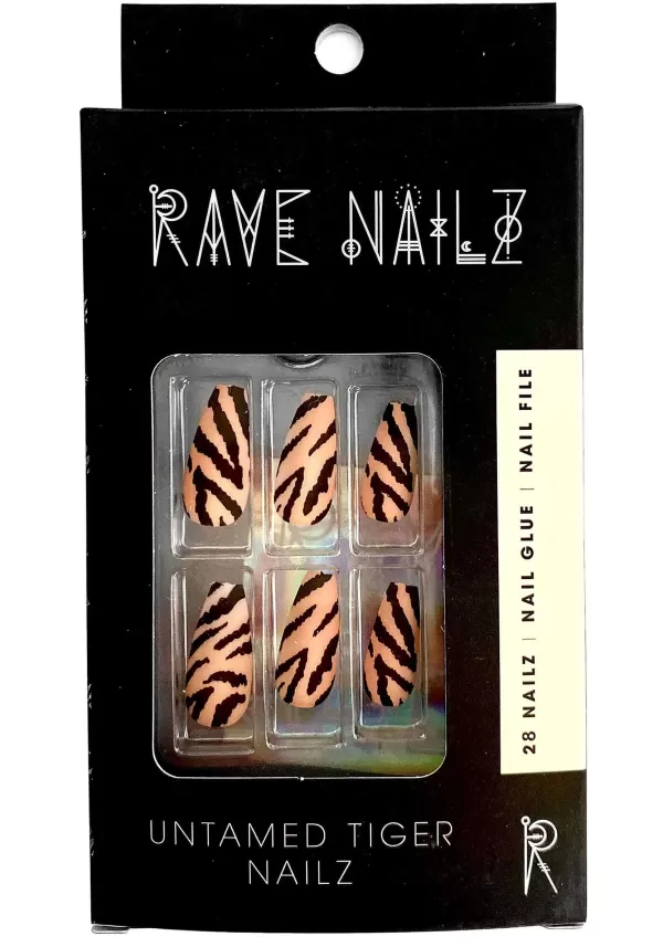 Sale Press-On Nails Tiger Kit Halloween Clothes