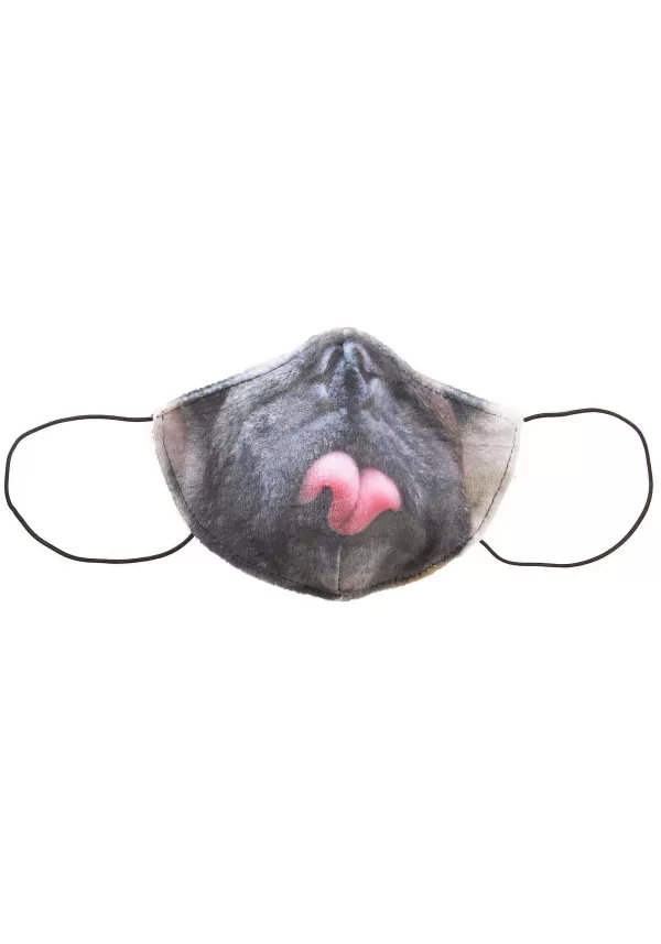 Discount Pug Sublimated Face Mask For Adults Face Masks