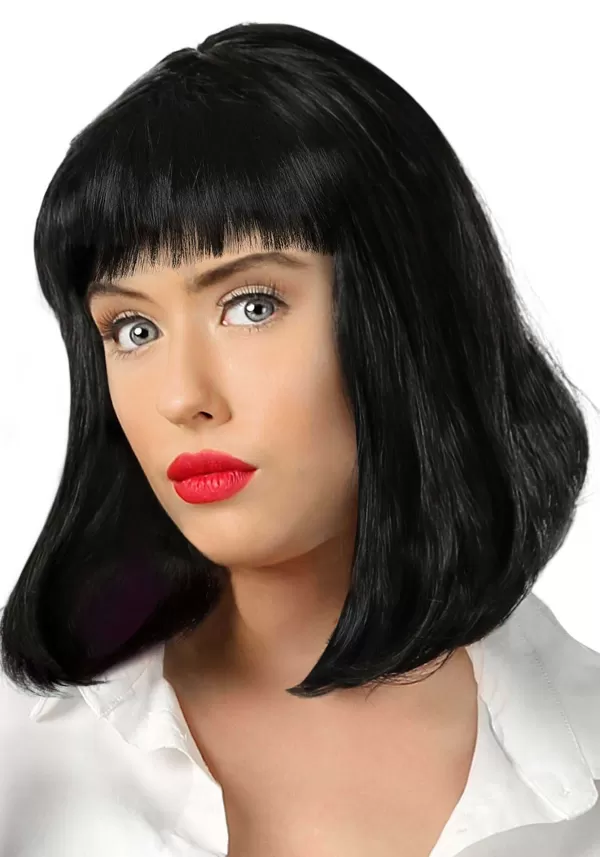Clearance Pulp Fiction Mia Wallace Wig Wigs