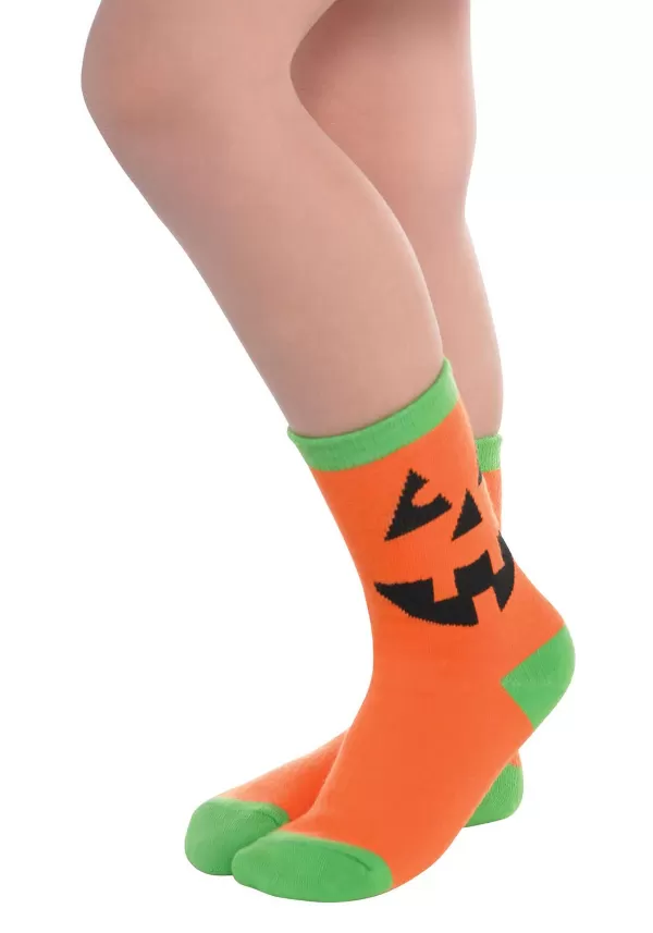 Outlet Pumpkin Crew Socks Socks / Slippers