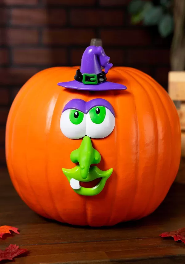 Hot Pumpkin Face Parts Set Pumpkin D Cor