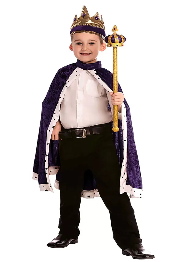 Online Purple King Robe For Kids Capes