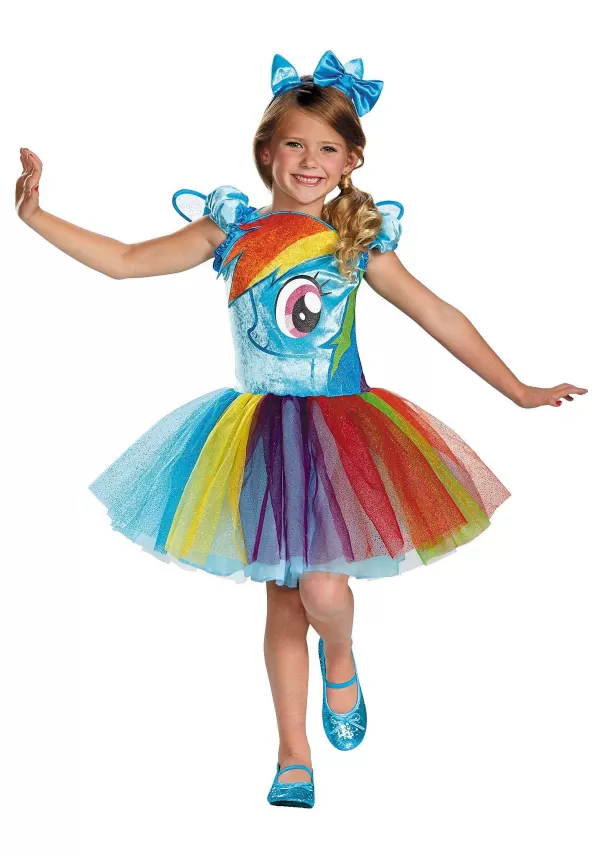 Flash Sale Rainbow Dash Tutu Prestige Costume For Kids Toddler Costumes