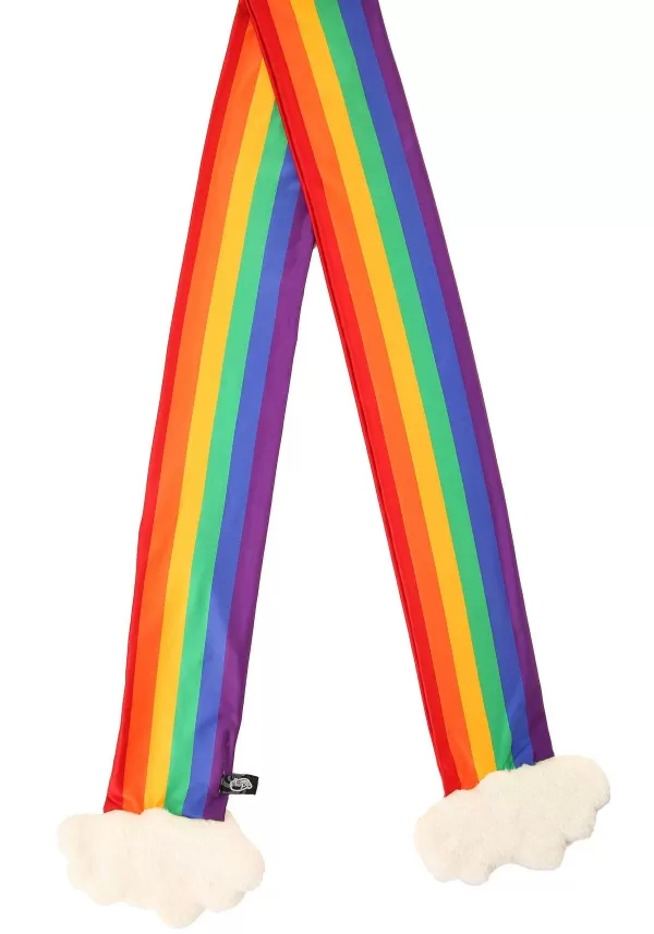 Outlet Rainbow Scarf With A Hidden Pocket Scarves