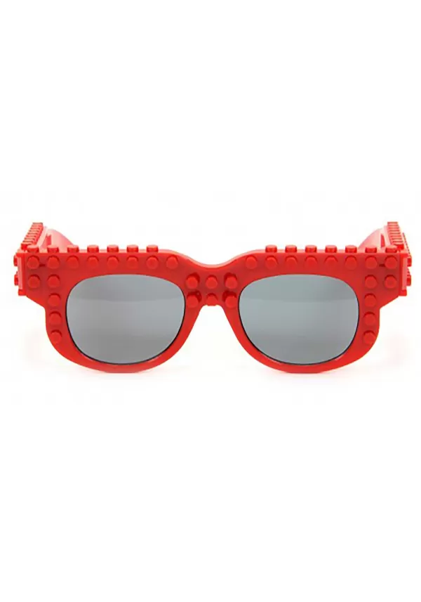 Hot Red Bricky Blocks Glasses Glasses / Sunglasses