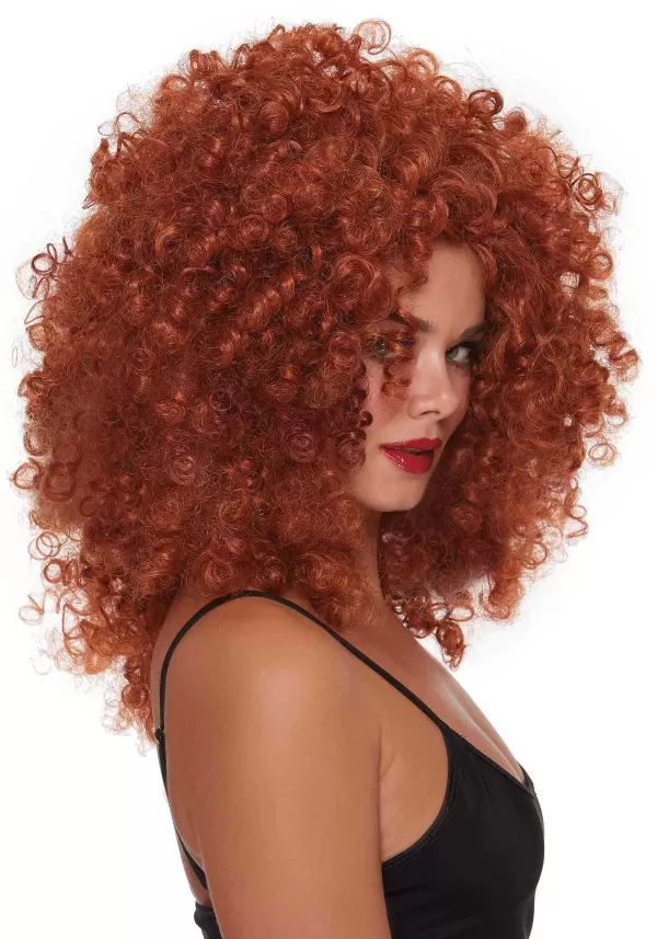 Fashion Red Curly Wig For Women Wigs