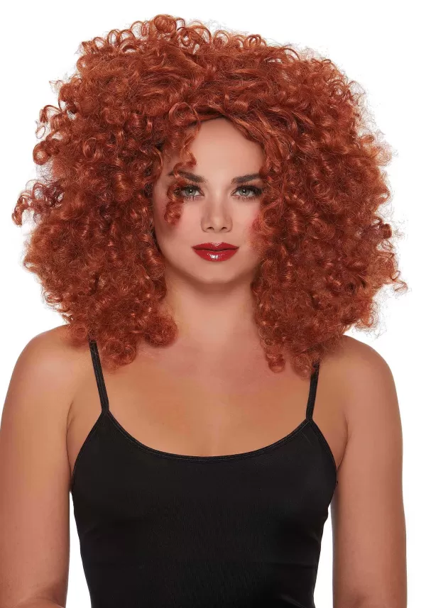 Fashion Red Curly Wig For Women Wigs