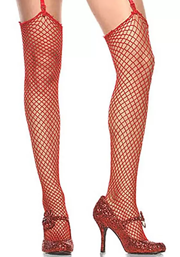 Flash Sale Red Fishnet Stockings Fishnet Stockings