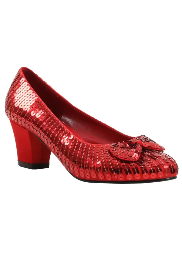 Sale Red Sequin Costume Shoes For Girls Boots/Shoes