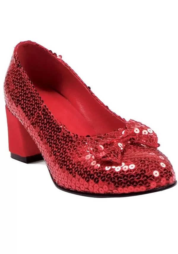 Sale Red Sequined Women'S Shoes Boots/Shoes