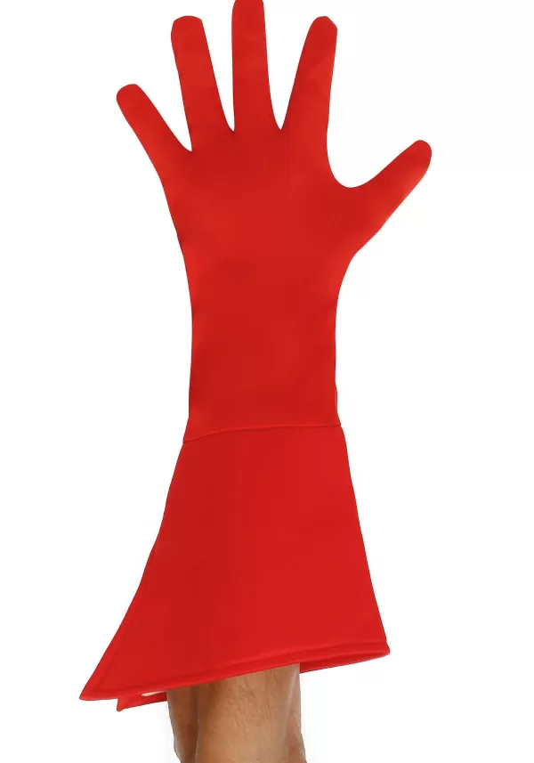 Cheap Red Superhero Gloves For Adults Gloves