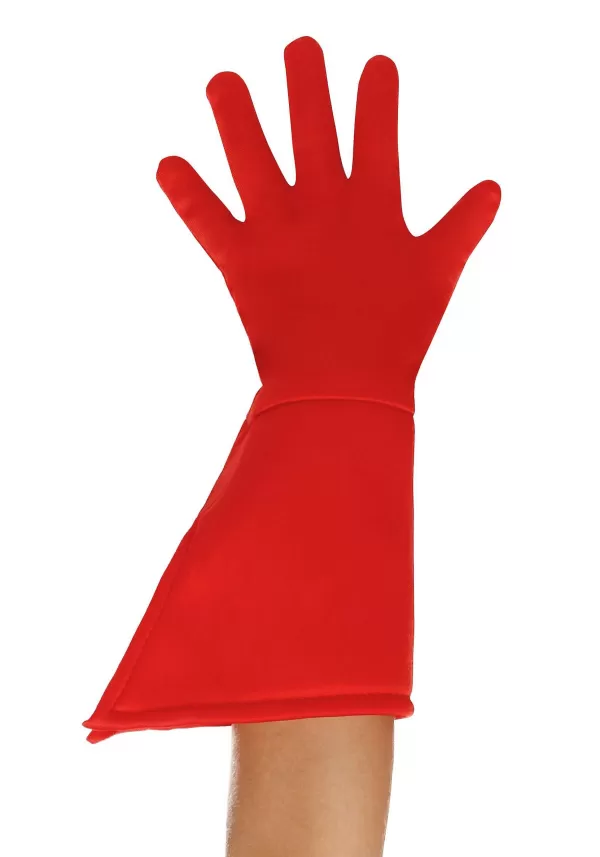 Outlet Red Superhero Gloves For Kids Gloves