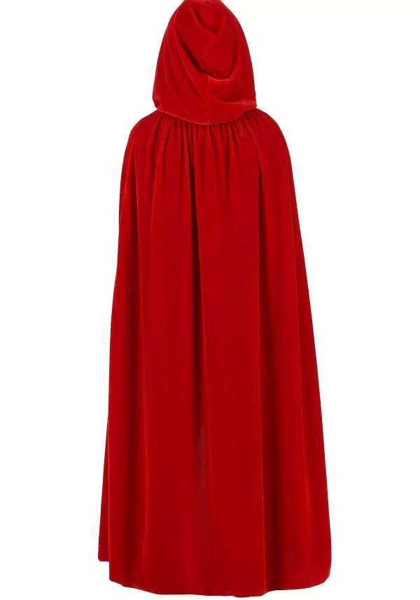 New Red Velveteen Cape For Kids Capes