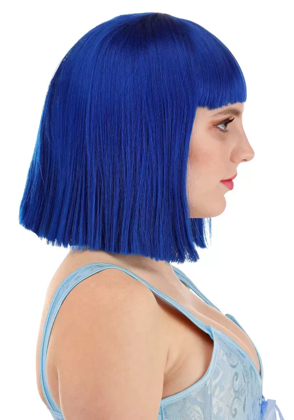 Discount Royal Blue Bob Wig Accessory Wigs