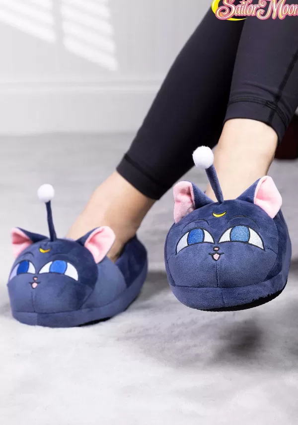Shop Sailor Moon Luna-P 3D Character Slippers For Adults Boots/Shoes