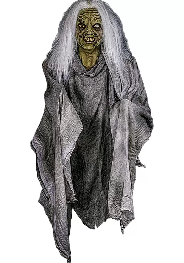 Cheap Scary Green Witch Hanging Halloween Decoration Outdoor Decorations