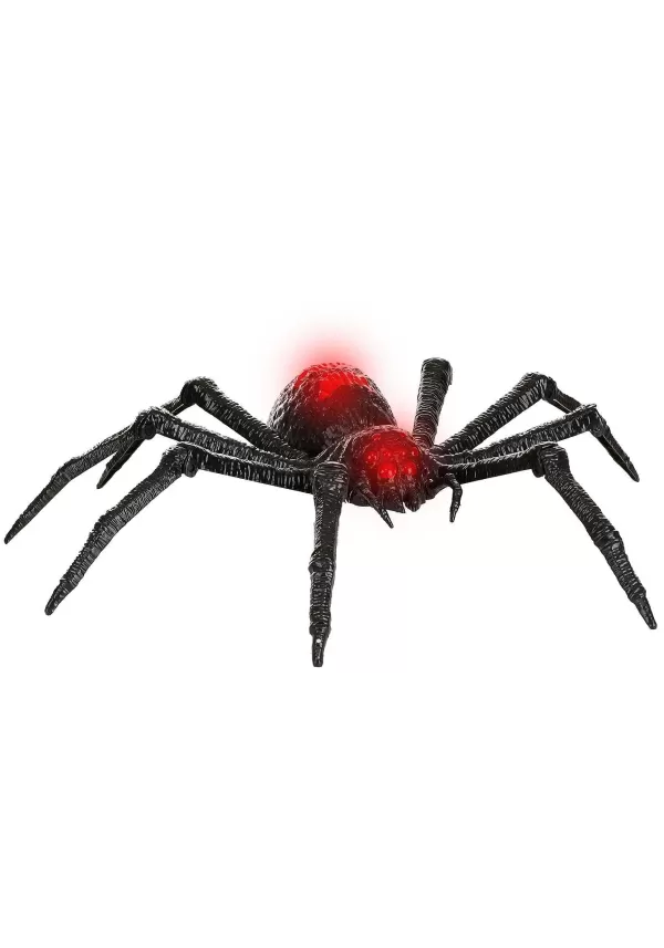 Cheap Seasonal Visions International 2 Foot Red Light Up Spider Decoration Scary Decorations