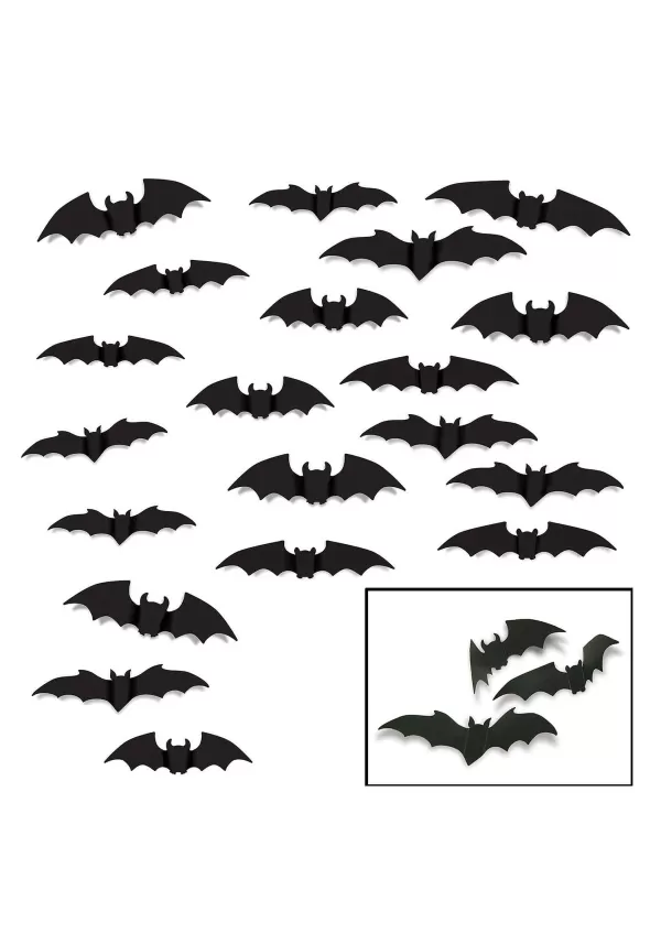Best Sale Set Of 20 Poster Board Black Bats Halloween Decoration Halloween Props