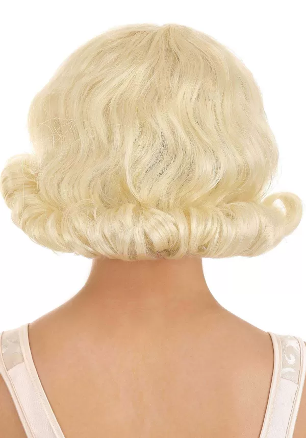 Outlet Short Blonde 50S Wig For Women Wigs