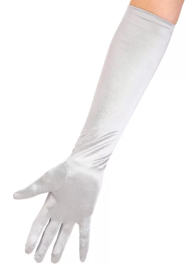 Hot Silver Costume Gloves Gloves