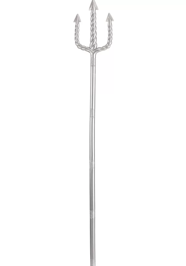 Online Silver Trident Costume Accessory Toy Weapons