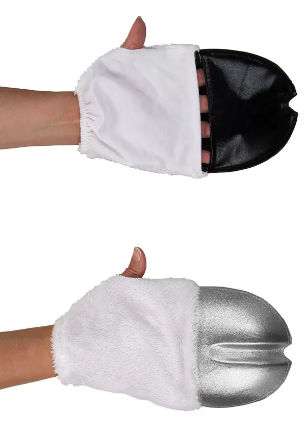 Outlet Silver Unicorn Costume Front Hooves Gloves