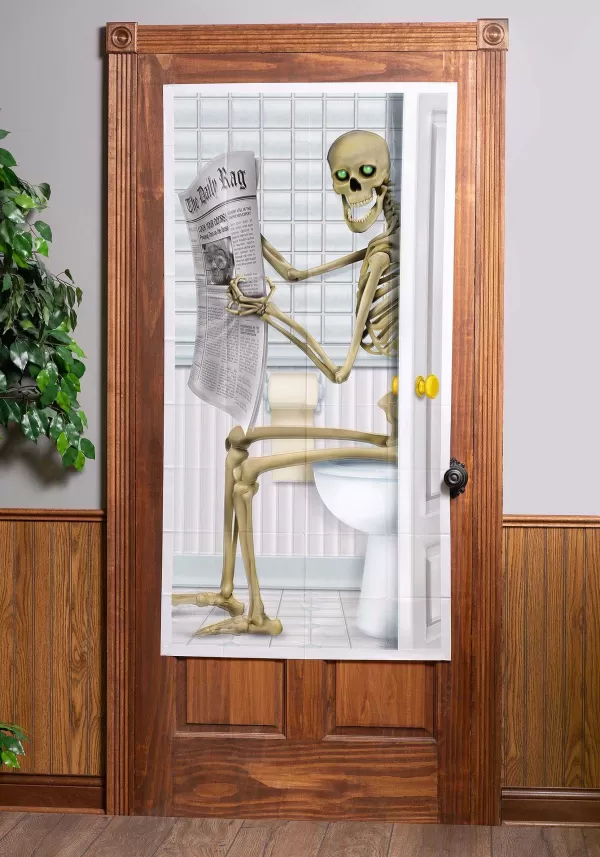 Outlet Skeleton Restroom Door Cover Door Decorations