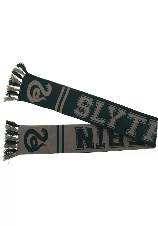 Cheap Slytherin Reversible Winter Knit Scarf Scarves