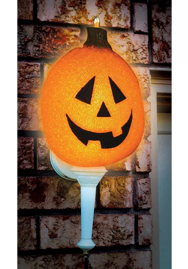 Cheap Sparkling Pumpkin Porch Light Cover Halloween Decoration Halloween Lights