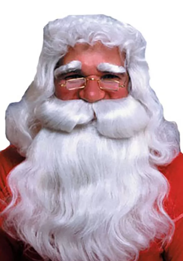 Fashion Straight Santa Wig And Beard Mustaches / Beards
