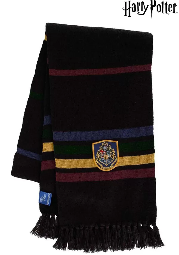 Shop Striped Harry Potter Hogwarts Scarf Scarves