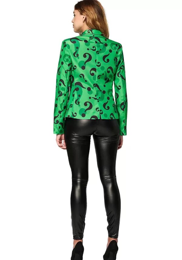 Store The Riddler Women'S Blazer Halloween Clothes