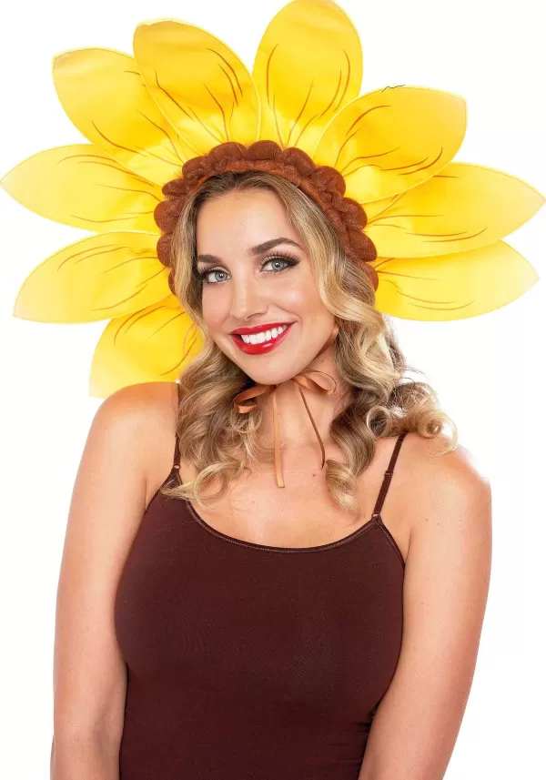 New Sunflower Costume Headpiece For Women Headbands