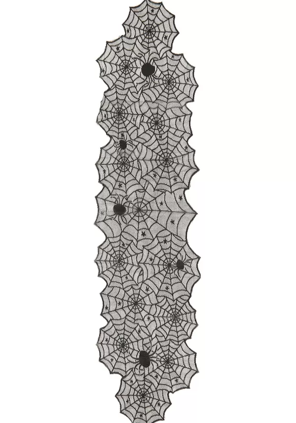 New Swarm Of Spider Webs Table Runner Decoration Indoor Decorations