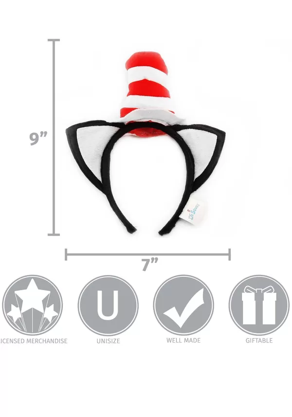 Best Sale The Cat In The Hat Economy Black Costume Headband Headbands