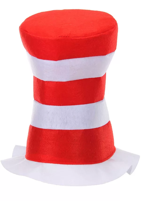 Cheap The Cat In The Hat Felt Stovepipe Costume Accessory For Kids Hats