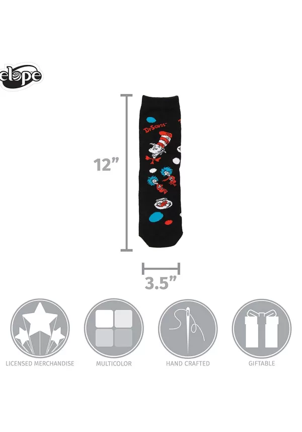 Online The Cat In The Hat Pattern Kid'S Socks Socks / Slippers