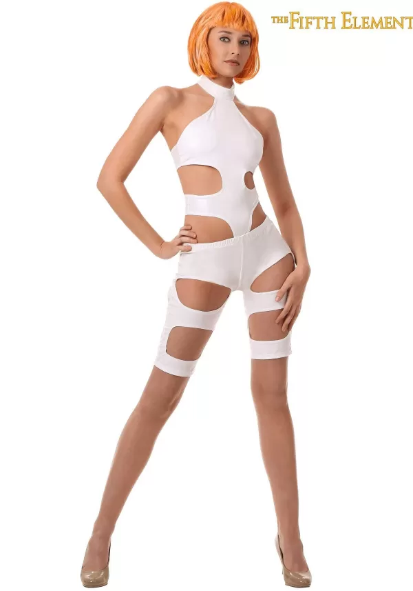 Fashion The Fifth Element Leeloo Thermal Bandages Costume Women'S Costumes