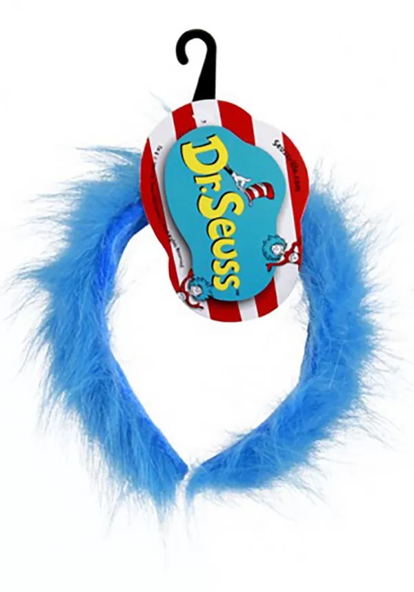 Shop Thing 1&2 Blue Fuzzy Costume Headband Headbands
