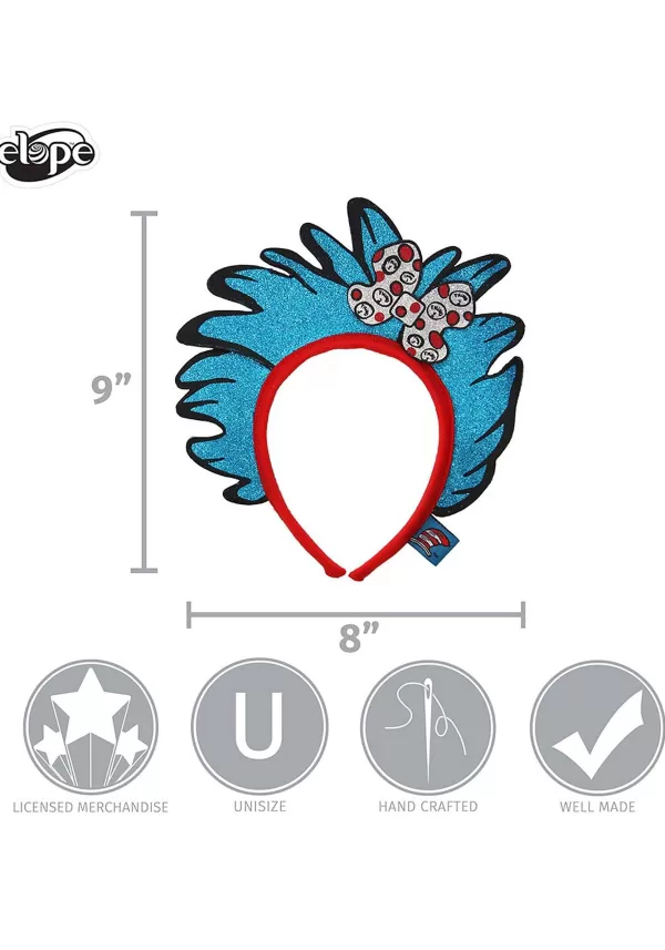 Online Thing 1&2 Glitter Costume Headband Headbands
