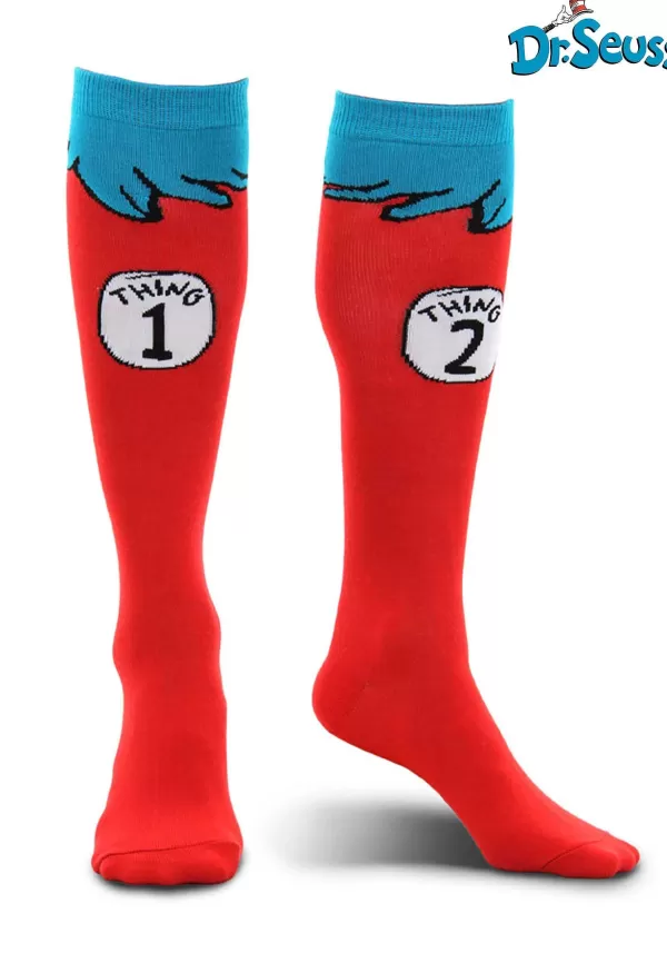 Hot Thing 1 & 2 Costume Socks For Adults Socks / Slippers