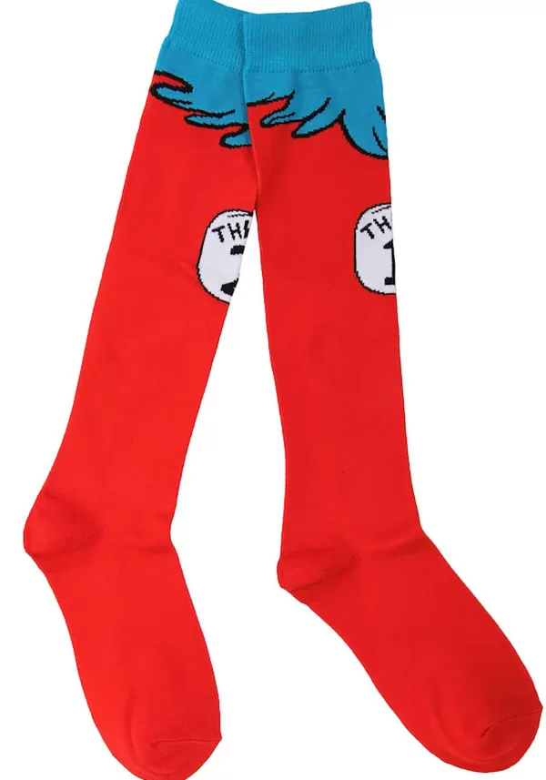 Hot Thing 1 & 2 Costume Socks For Adults Socks / Slippers