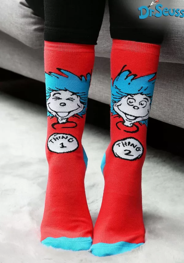 New Thing 1 & Thing 2 Crew Socks Socks / Slippers