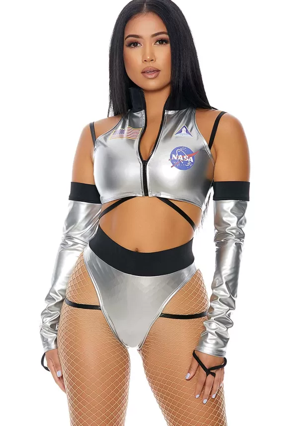 Fashion To The Moon Astronaut Costume For Women Sexy Costumes